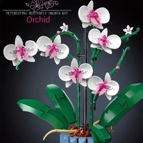 Orchid Flower Building Blocks Large - Image 7