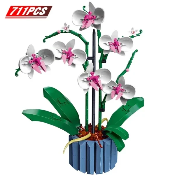 Orchid Flower Building Blocks Large - Image 3