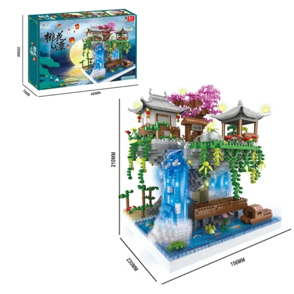 Waterfall Tree House Building Blocks Set - Image 2