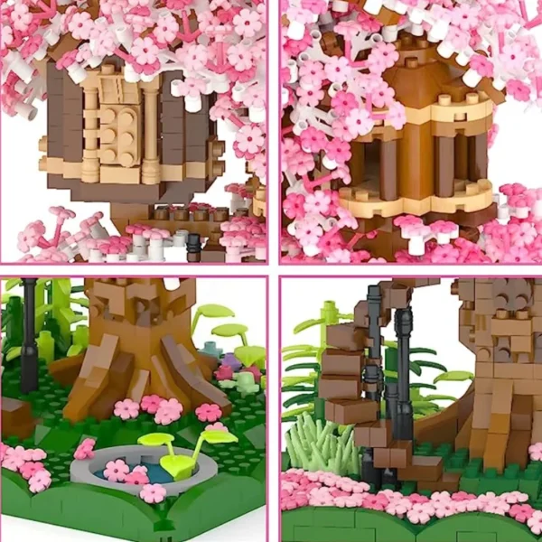 Cherry Blossom Tree House Bricks - Image 3