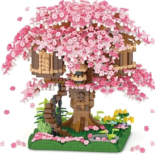 Cherry Blossom Tree House Bricks - Image 2