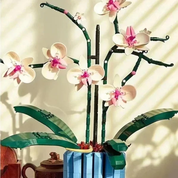 Orchid Flower Building Blocks Large - Image 5